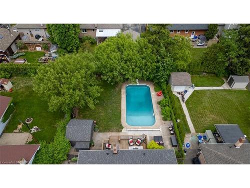 583 Taplow Crescent, Oakville, ON - Outdoor With In Ground Pool