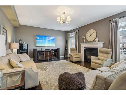 20 Island Grove, Brampton, ON - Indoor Photo Showing Living Room With Fireplace