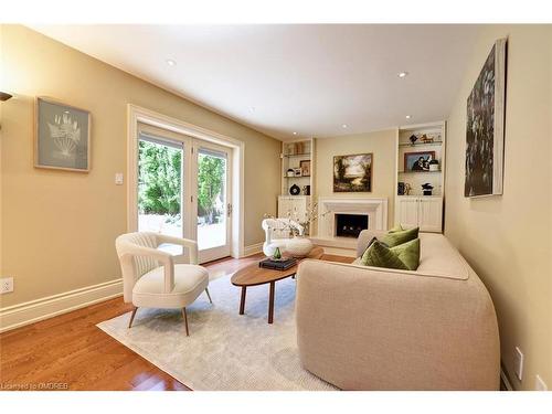 1735 Blythe Road, Mississauga, ON - Indoor Photo Showing Living Room With Fireplace