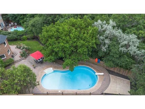 1297 Golden Meadow Trail, Oakville, ON - Outdoor With In Ground Pool With Backyard