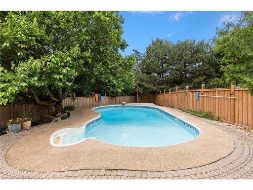 1297 Golden Meadow Trail, Oakville, ON - Outdoor With In Ground Pool With Backyard