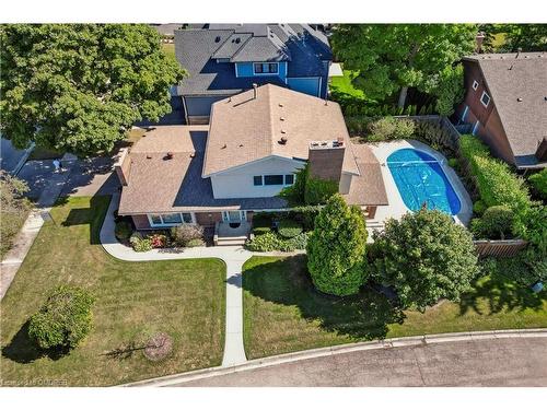 484 Carlton Drive, Oakville, ON - Outdoor With In Ground Pool