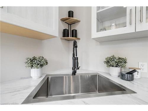 217 Elm Avenue, Milton, ON - Indoor Photo Showing Kitchen With Double Sink