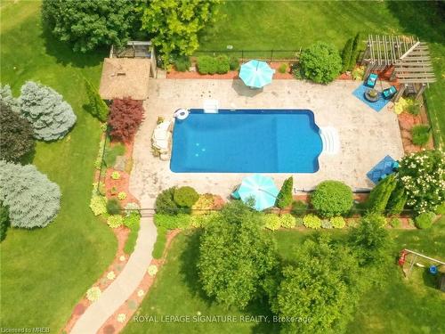 10 Forest Ridge Crescent, Limehouse, ON - Outdoor With In Ground Pool