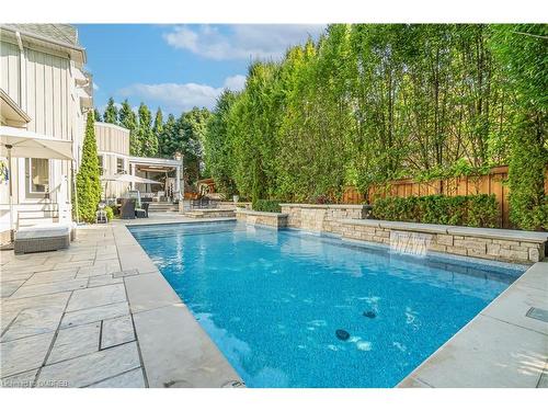 6920 Second Line W, Mississauga, ON - Outdoor With In Ground Pool With Backyard