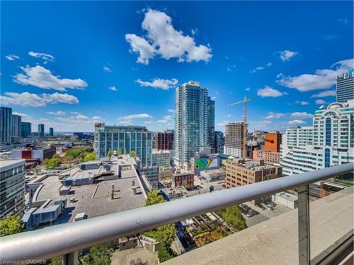 1034-250 Wellington Street W, Toronto, ON - Outdoor With Balcony With View