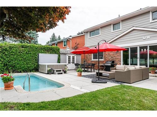 4457 Lakeshore Road, Burlington, ON - Outdoor With In Ground Pool With Deck Patio Veranda