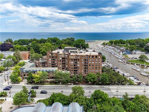 1104-100 Lakeshore Road E, Oakville, ON - Outdoor With Body Of Water With View