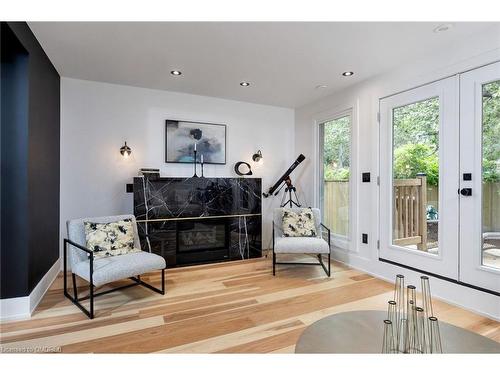 316 Salem Avenue, Toronto, ON - Indoor Photo Showing Other Room With Fireplace