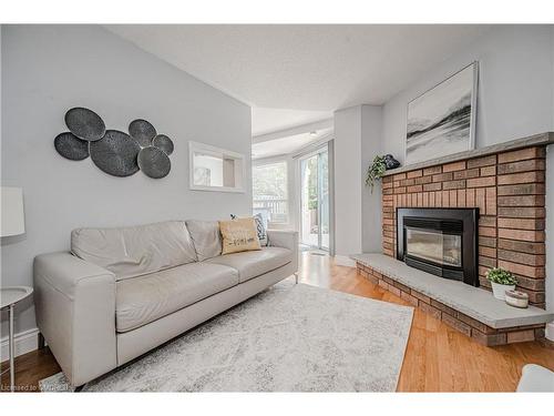 1163 Leewood Drive, Oakville, ON - Indoor Photo Showing Living Room With Fireplace