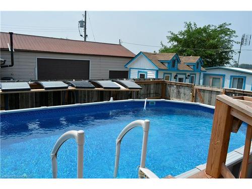 1349 Highway 56, Caledonia, ON - Outdoor With Above Ground Pool With Backyard