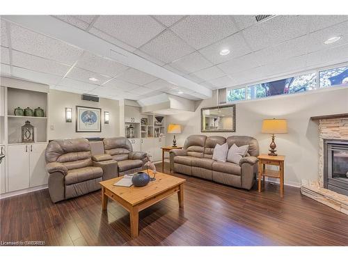 32 Parkview Place, Brampton, ON - Indoor Photo Showing Other Room With Fireplace