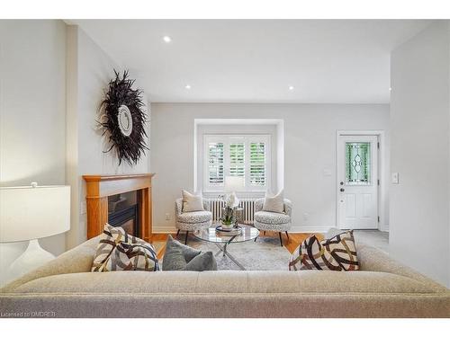 440 Melrose Avenue, Toronto, ON - Indoor Photo Showing Living Room With Fireplace