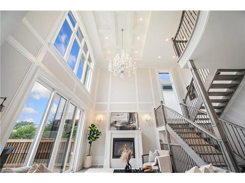 350 Weighton Drive, Oakville, ON - Indoor Photo Showing Other Room With Fireplace