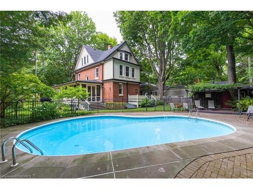 302 William Street, Oakville, ON - Outdoor With In Ground Pool With Deck Patio Veranda With Backyard