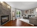 32 Reynier Drive, Brampton, ON  - Indoor Photo Showing Living Room With Fireplace 