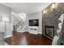 32 Reynier Drive, Brampton, ON  - Indoor Photo Showing Living Room With Fireplace 