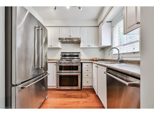 2422 Lazio Lane, Oakville, ON - Indoor Photo Showing Kitchen With Stainless Steel Kitchen With Upgraded Kitchen