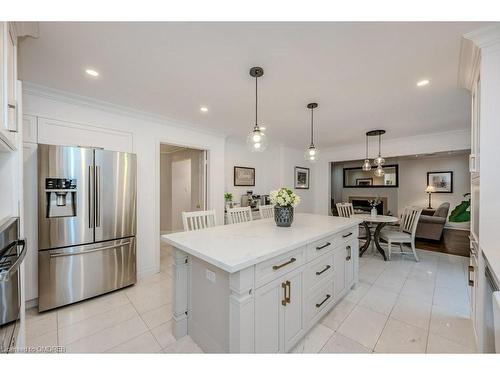 1457 Postmaster Drive, Oakville, ON - Indoor Photo Showing Kitchen With Stainless Steel Kitchen With Upgraded Kitchen