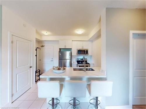 111-101 Shoreview Place Place, Stoney Creek, ON - Indoor Photo Showing Kitchen With Stainless Steel Kitchen With Double Sink