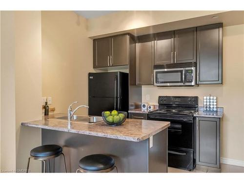 205-90 Charlton Avenue West, Hamilton, ON - Indoor Photo Showing Kitchen With Double Sink