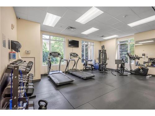 205-90 Charlton Avenue West, Hamilton, ON - Indoor Photo Showing Gym Room