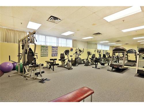 1205-2180 Marine Drive, Oakville, ON - Indoor Photo Showing Gym Room