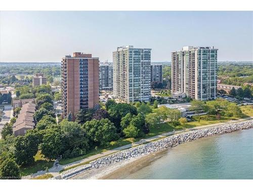 1205-2180 Marine Drive, Oakville, ON - Outdoor With Body Of Water With Facade With View