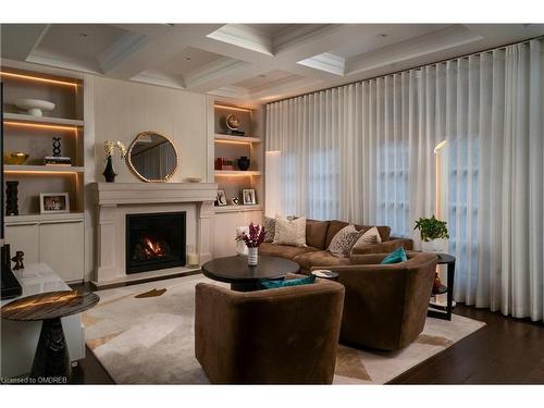 279 Rebecca Street, Oakville, ON - Indoor Photo Showing Living Room With Fireplace