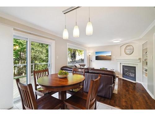 2471 Nettlecreek Crescent, Oakville, ON - Indoor Photo Showing Dining Room With Fireplace