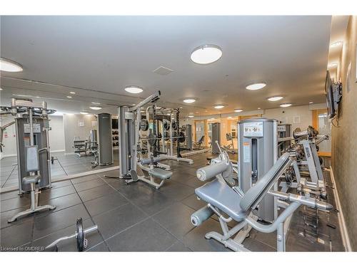 1501-225 Webb Drive, Mississauga, ON - Indoor Photo Showing Gym Room