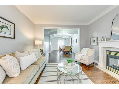 2425 Sequoia Way, Oakville, ON - Indoor Photo Showing Living Room With Fireplace