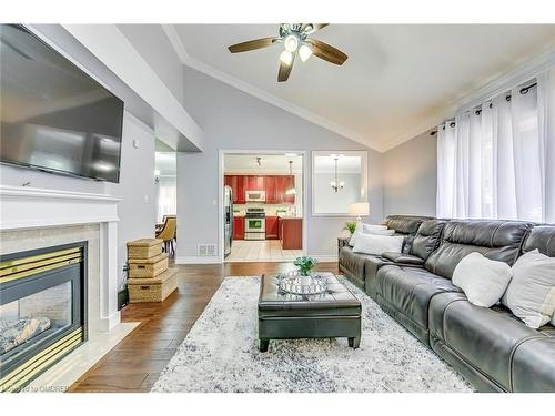 2425 Sequoia Way, Oakville, ON - Indoor Photo Showing Living Room With Fireplace