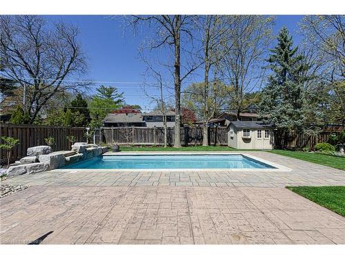 5247 Spruce Avenue, Burlington, ON - Outdoor With In Ground Pool With Backyard