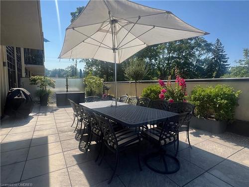 206-205 Lakeshore Rd Road W, Oakville, ON - Outdoor With Deck Patio Veranda