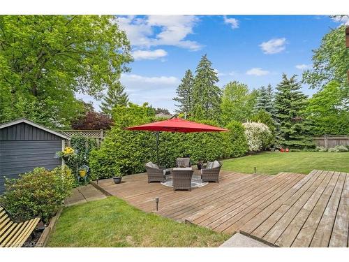 418 Willis Drive, Oakville, ON - Outdoor With Deck Patio Veranda With Backyard