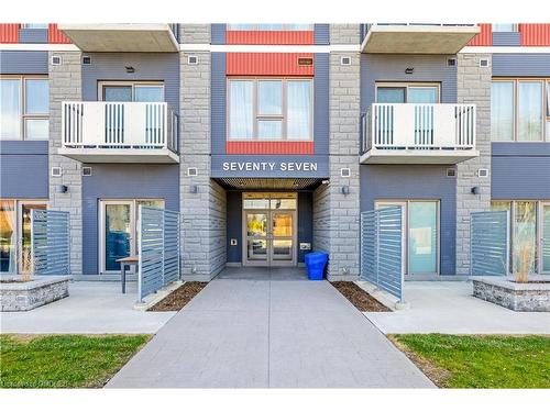 421-77 Leland Street, Hamilton, ON - Outdoor With Balcony