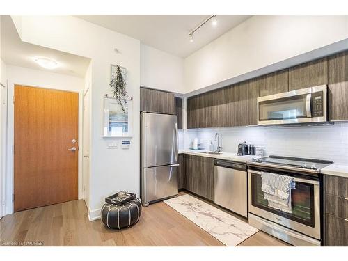 2014-30 Shore Breeze Drive, Toronto, ON - Indoor Photo Showing Kitchen With Stainless Steel Kitchen