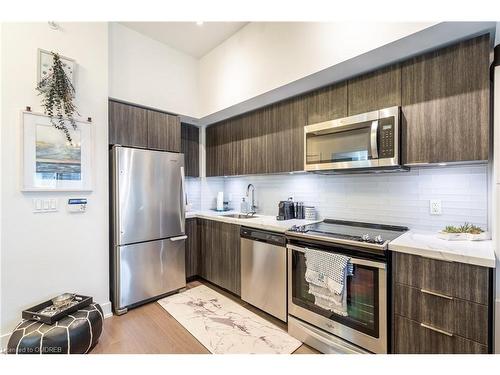 2014-30 Shore Breeze Drive, Toronto, ON - Indoor Photo Showing Kitchen With Stainless Steel Kitchen With Upgraded Kitchen