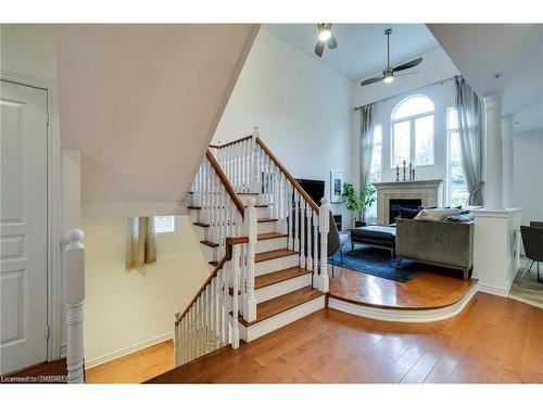 2301 Hertfordshire Way, Oakville, ON - Indoor Photo Showing Other Room With Fireplace