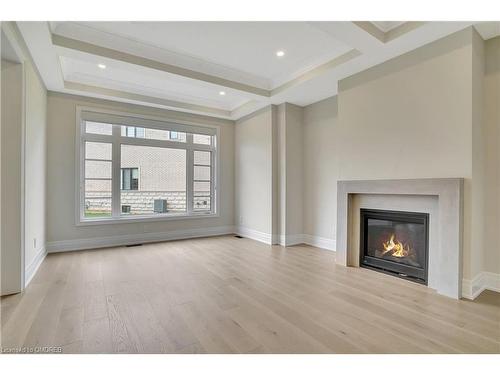 2279 Hyacinth Crescent Crescent, Oakville, ON - Indoor Photo Showing Living Room With Fireplace