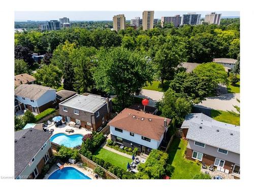 1205 Lambeth Road, Oakville, ON - Outdoor With In Ground Pool With View