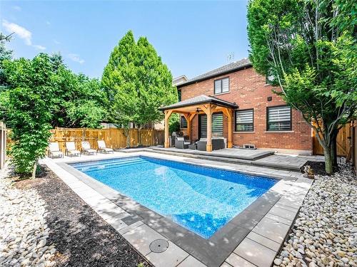 3390 Fox Run Circle, Oakville, ON - Outdoor With In Ground Pool