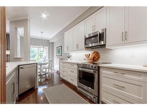 2438 Montagne Avenue, Oakville, ON - Indoor Photo Showing Kitchen With Stainless Steel Kitchen With Upgraded Kitchen