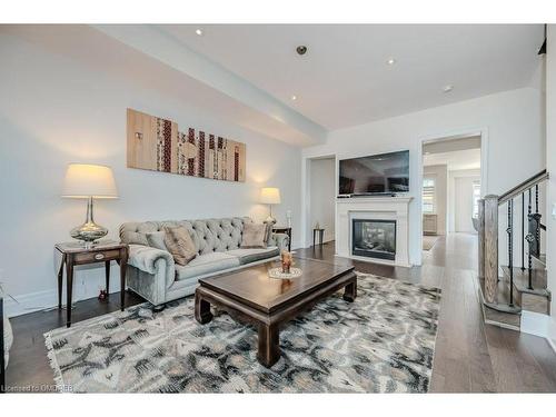 263 Hanover Street, Oakville, ON - Indoor Photo Showing Living Room With Fireplace