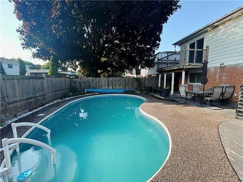 129 Lawrence Crescent, Bowmanville, ON - Outdoor With In Ground Pool With Backyard