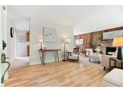 7689 5 Side Road, Halton Hills, ON - Indoor Photo Showing Living Room With Fireplace