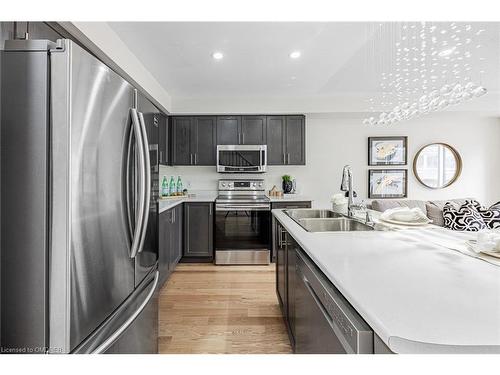 5-10 Depew Lane, Bowmanville, ON - Indoor Photo Showing Kitchen With Double Sink With Upgraded Kitchen