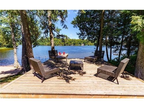 684A South Shore Road, South River, ON - Outdoor With Body Of Water With Deck Patio Veranda With View