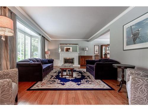 237 Tuck Drive, Burlington, ON - Indoor Photo Showing Living Room With Fireplace